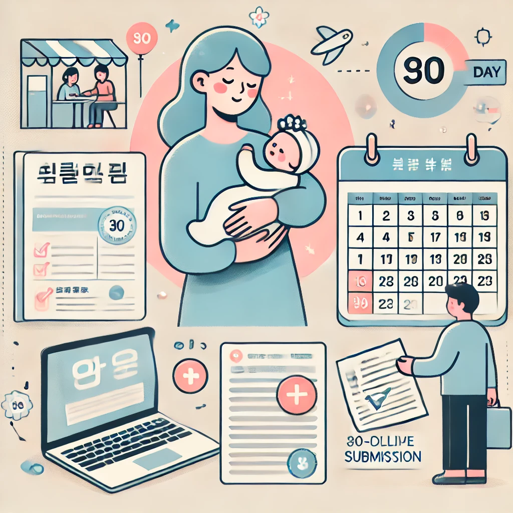 출산전후휴가 급여 신청